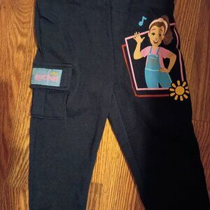 Ms. Rachel toddler jogging pants 3t blue
